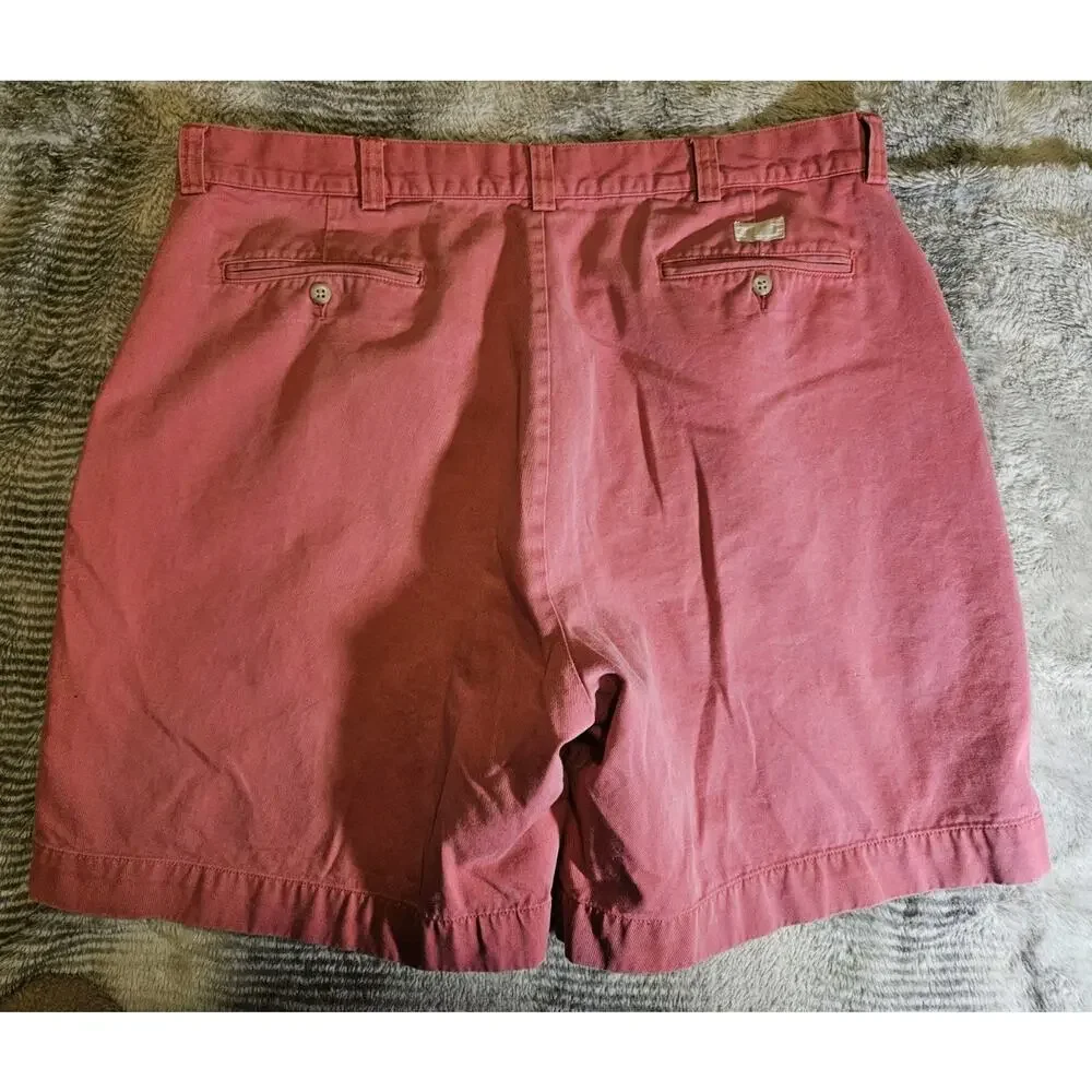 Polo Ralph Lauren Pink Chino Shorts Men's Size 40 100% Cotton, Pre-loved, Worn.